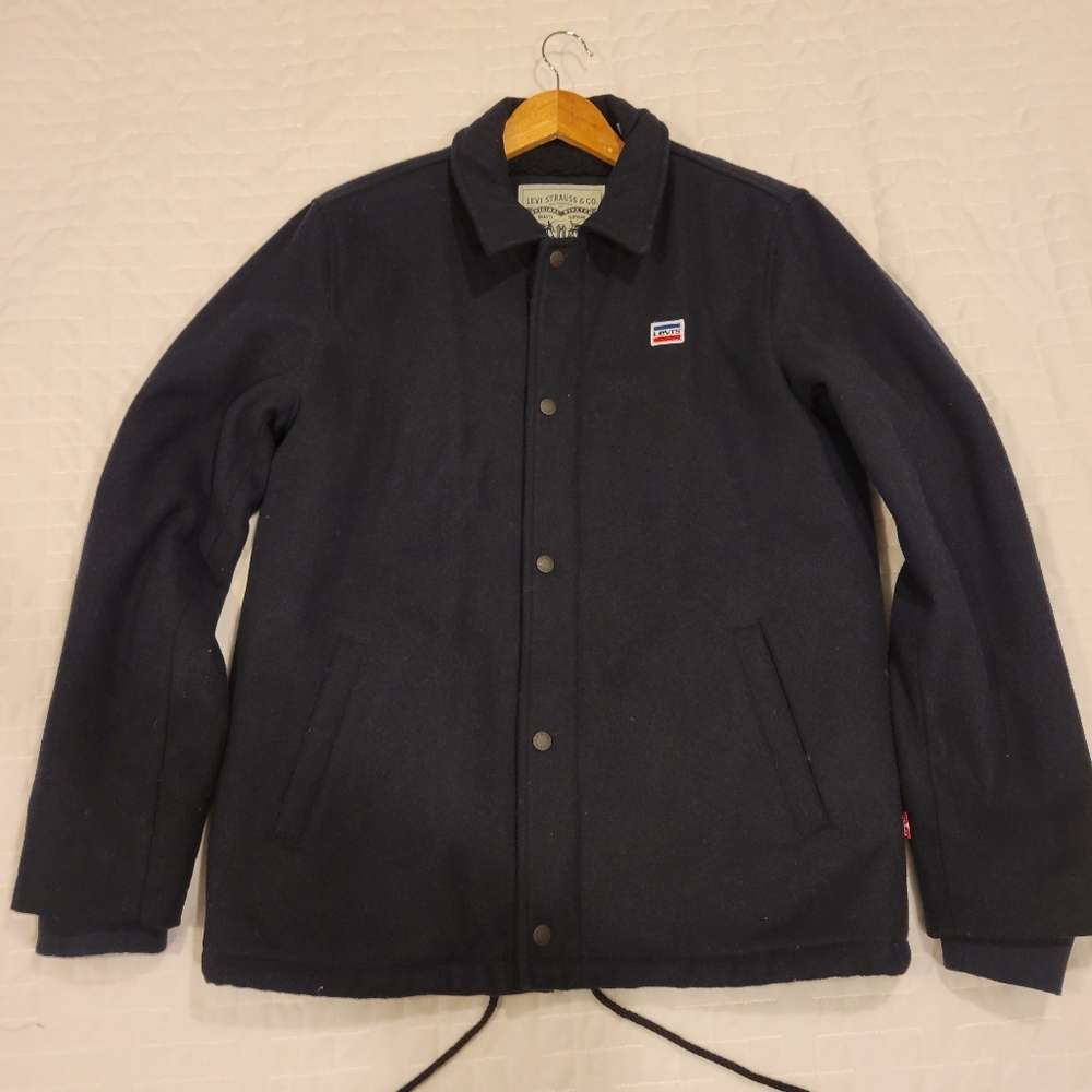 ❤ Levi's Coach Jacket Sherpa lined.